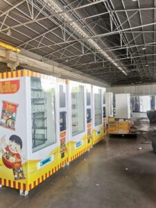 สติ๊กเกอร์ติดตู้ VENDING
