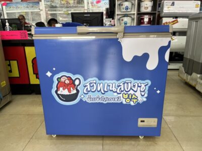 สติ๊กเกอร์ตู้แช่ไอไอศกรีม