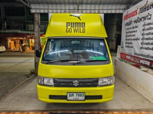 พิมพ์สติ๊กเกอร์โลโก้ติดรถ