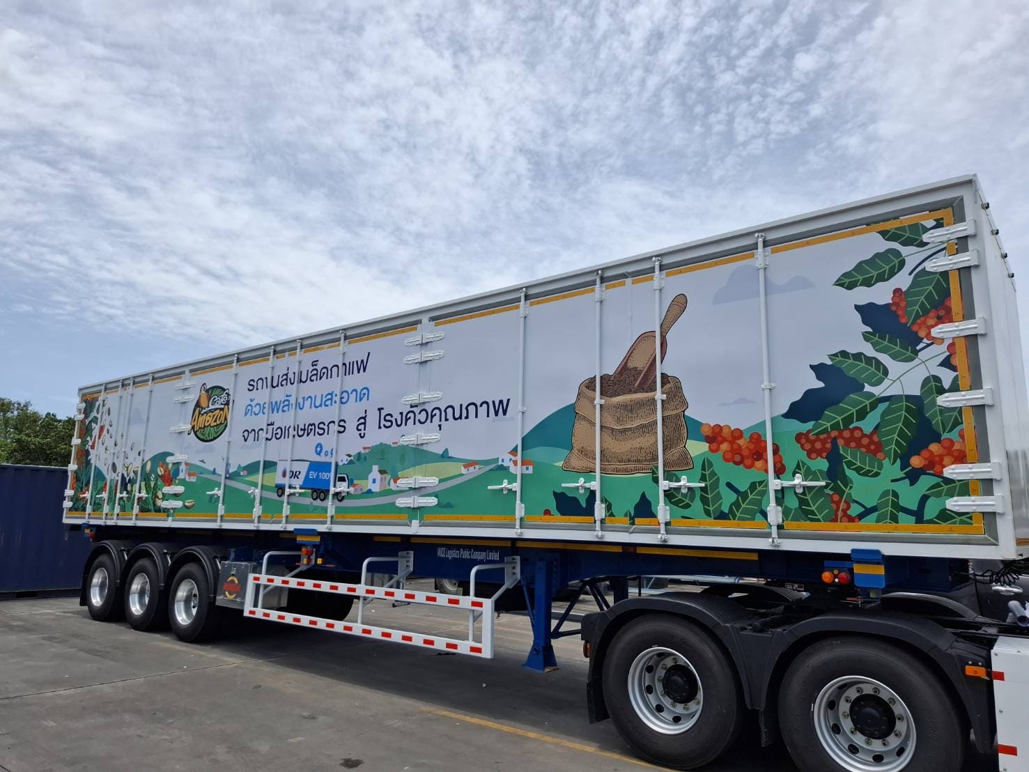 ติดสติ๊กเกอร์รถบรรทุก