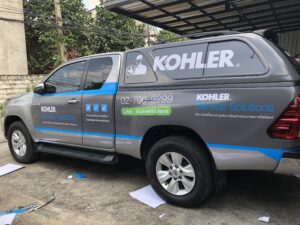 รับติดสติ๊กเกอร์รถ