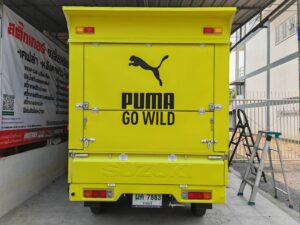 สติ๊กเกอร์ติดรถโฆษณา ราคา