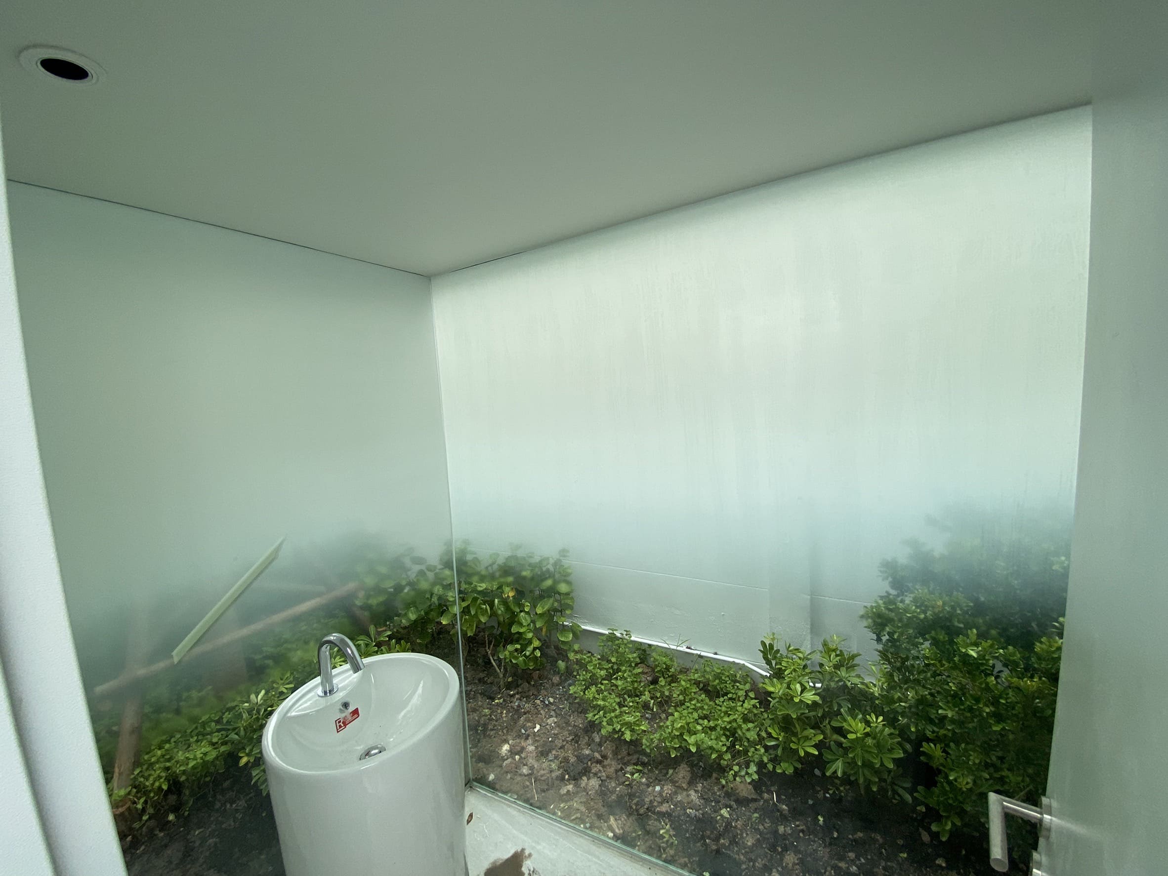 สติ๊กเกอร์ฝ้าติดกระจกห้องน้ำ