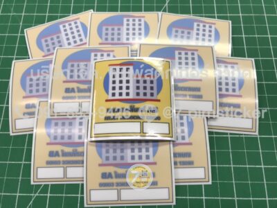 สติ๊กเกอร์จอดรถคอนโด