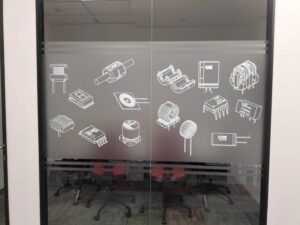 สติ๊กเกอร์ฝ้าติดกระจก