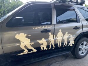 สติ๊กเกอร์ติดรถแบบไดคัท