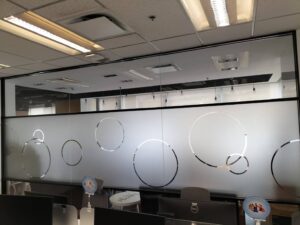 สติ๊กเกอร์ฝ้าติดกระจก