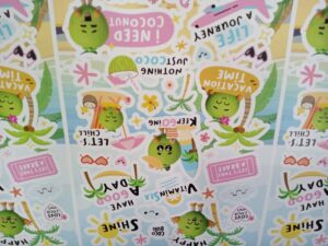 สติ๊กเกอร์ไดคัทการ์ตูน