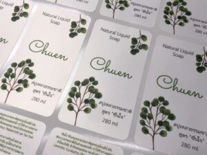 พิมพ์สติ๊กเกอร์โลโก้ ฉลากสินค้า