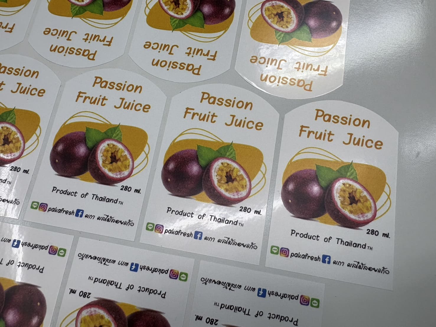 ทำสติ๊กเกอร์ติดสินค้า กันน้ำ