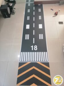 พิมพ์สติ๊กเกอร์ติดพื้นปูน