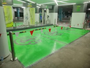 พิมพ์สติ๊กเกอร์ติดพื้นปูน