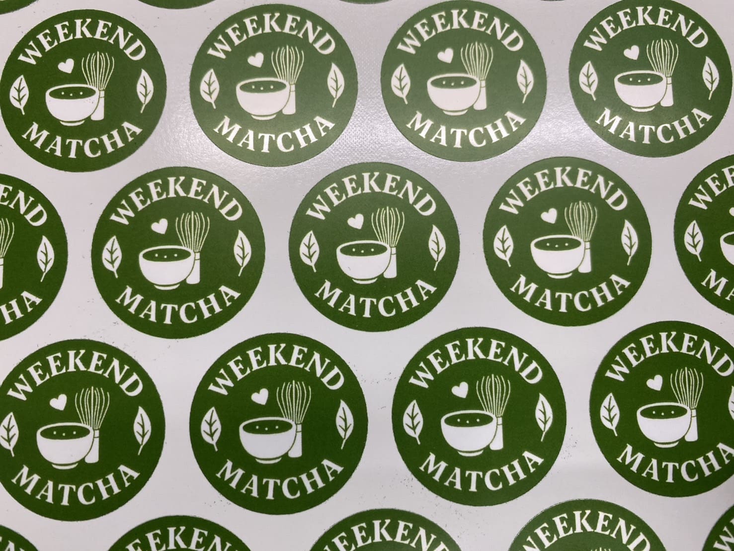 สติ๊กเกอร์โลโก้ติดแก้วกาแฟ