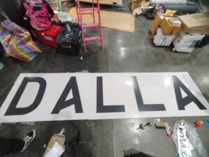 พิมพ์สติ๊กเกอร์ติดพื้น