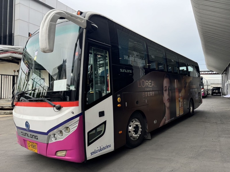 สติ๊กเกอร์ติดรถบัสนำเที่ยว